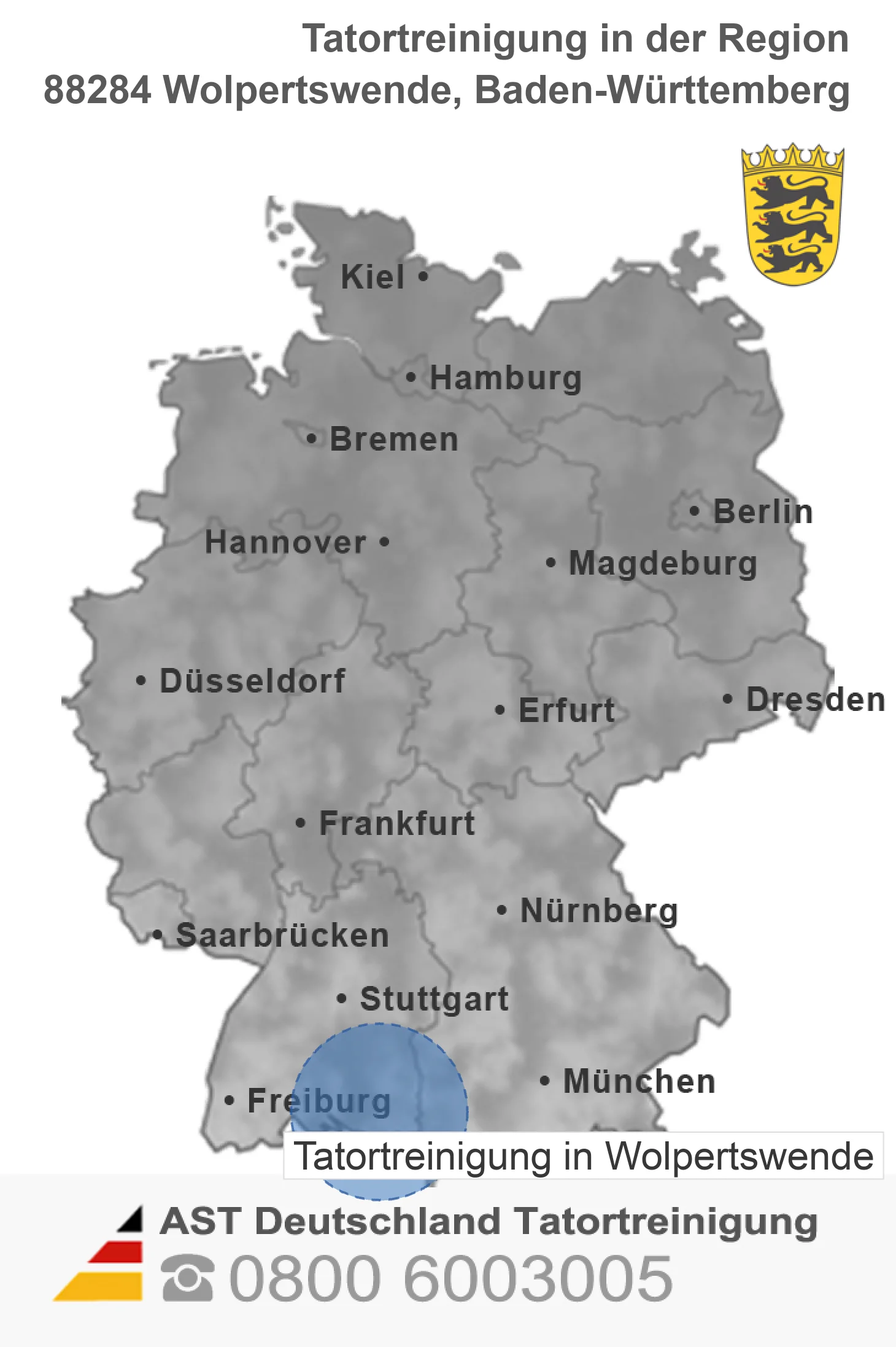 Tatortreinigung Wolpertswende
