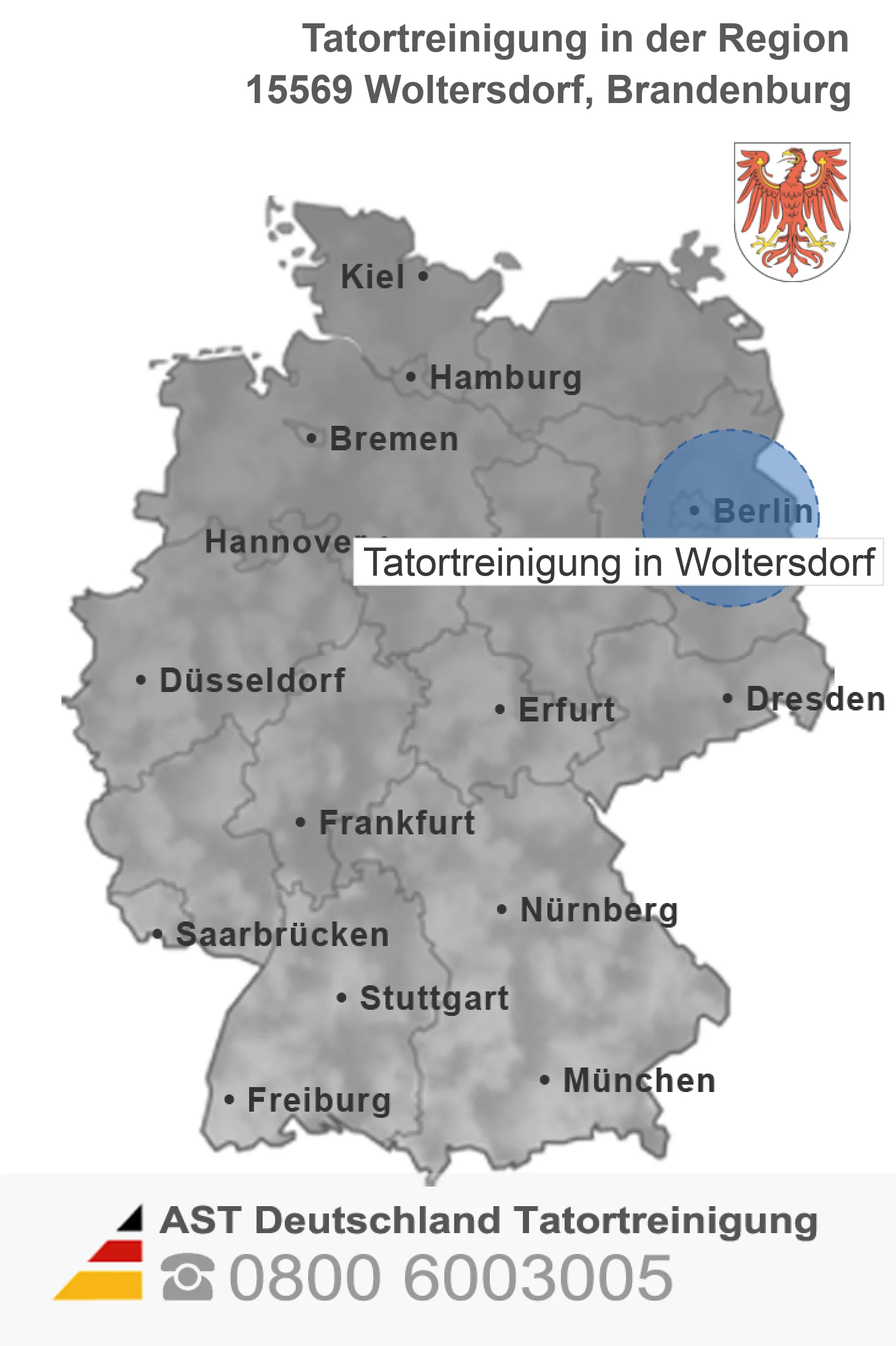 Tatortreinigung Woltersdorf
