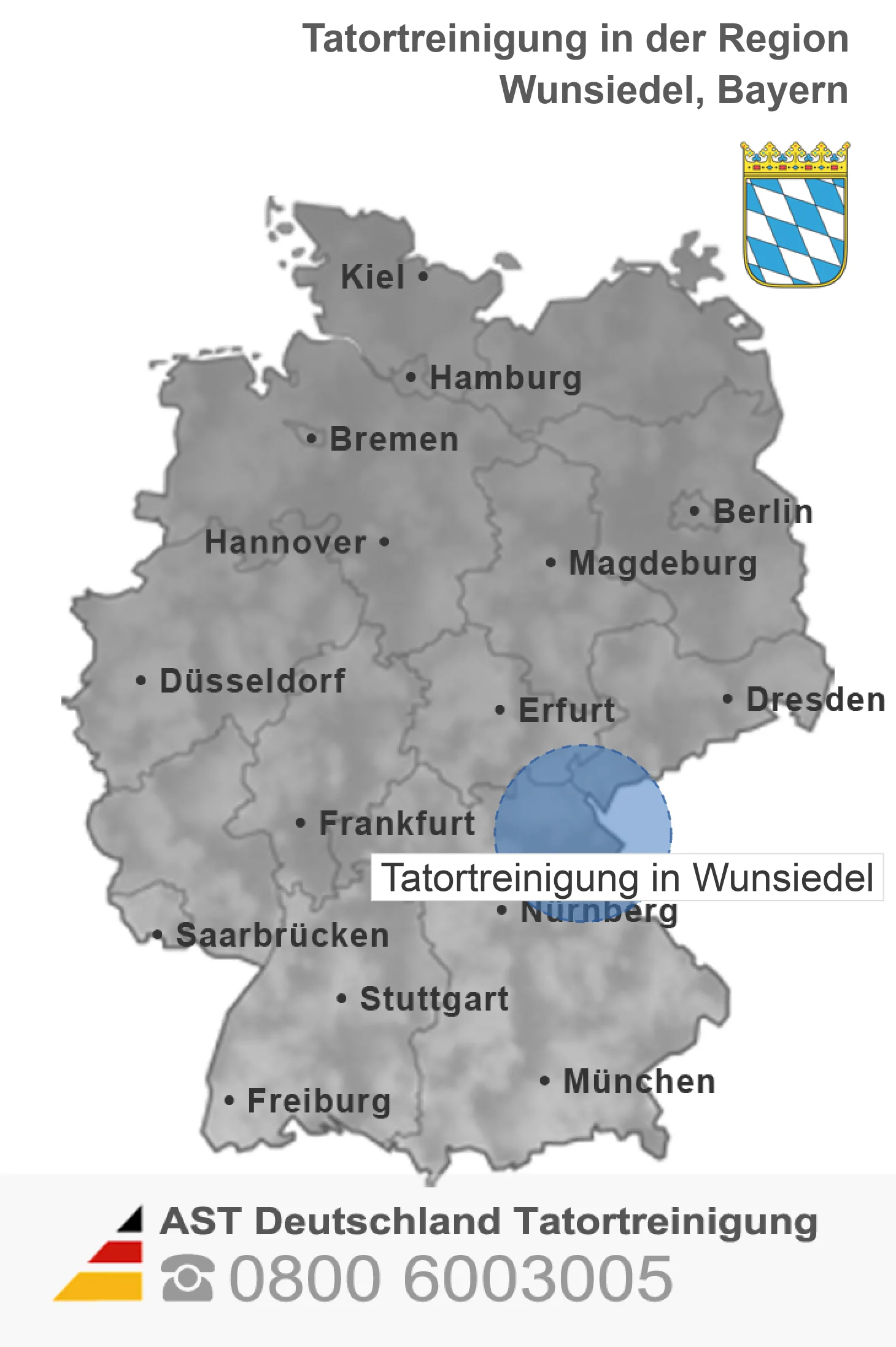 Tatortreinigung Wunsiedel