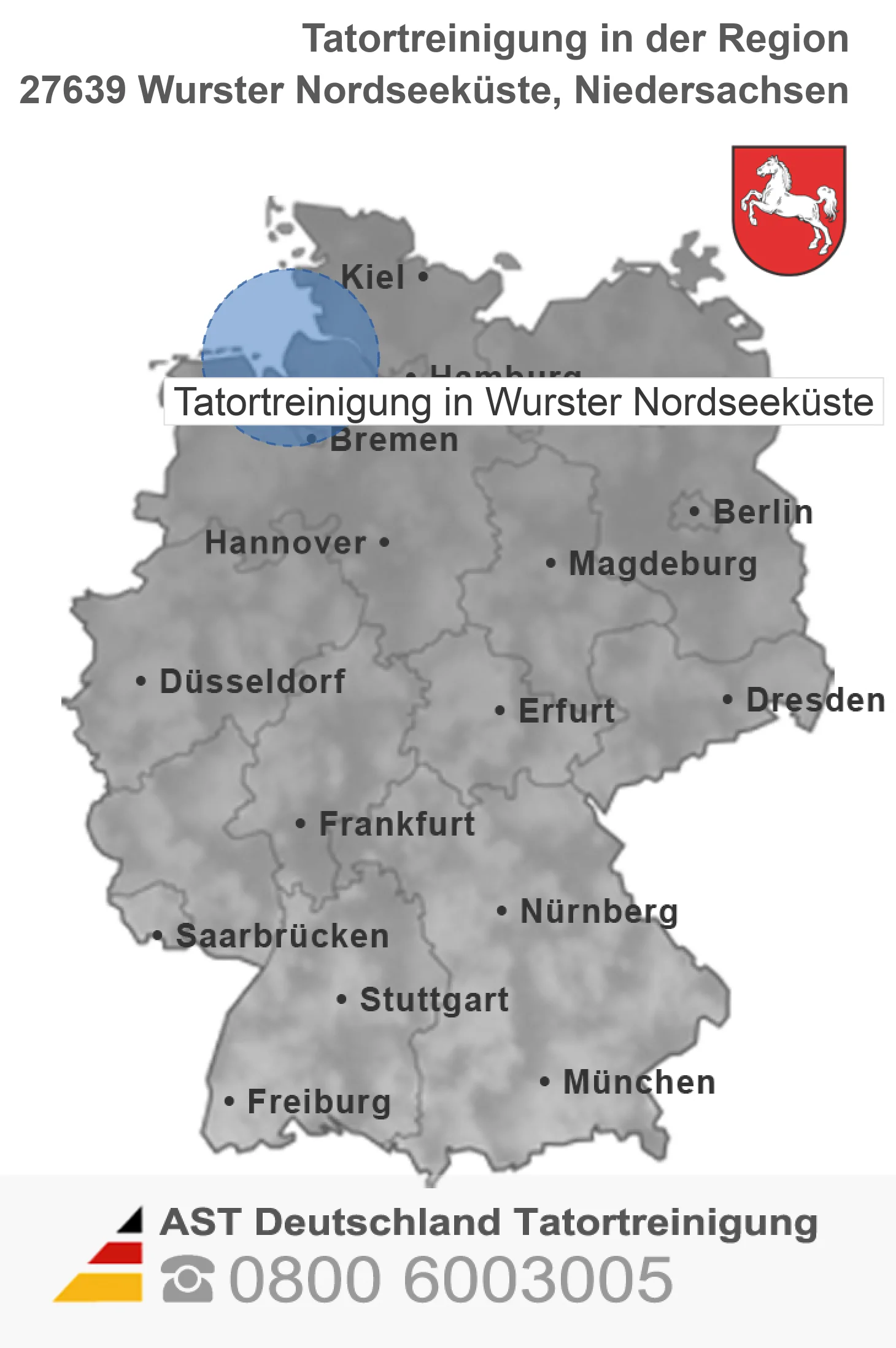 Leichenfundortreinigung Wurster Nordseek&uuml;ste