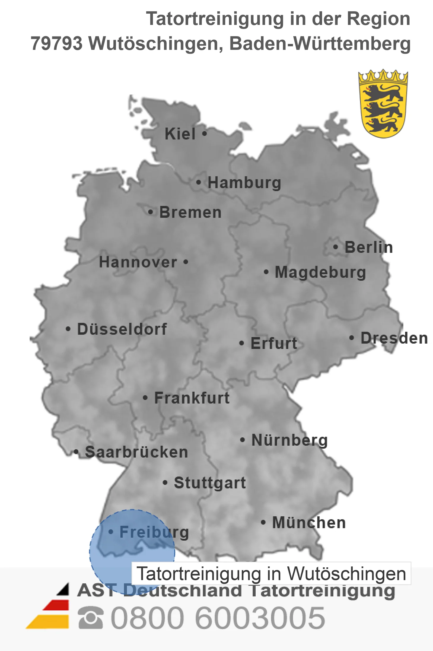 Tatortreinigung Wut&ouml;schingen