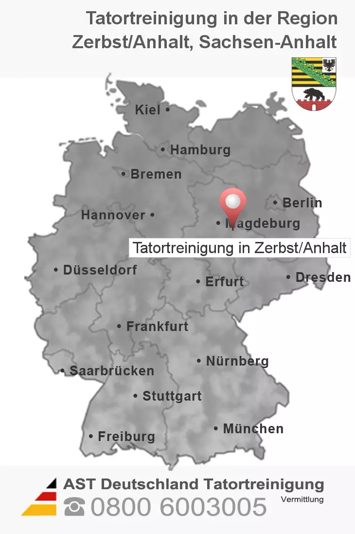 Tatortreinigung Zerbst/Anhalt