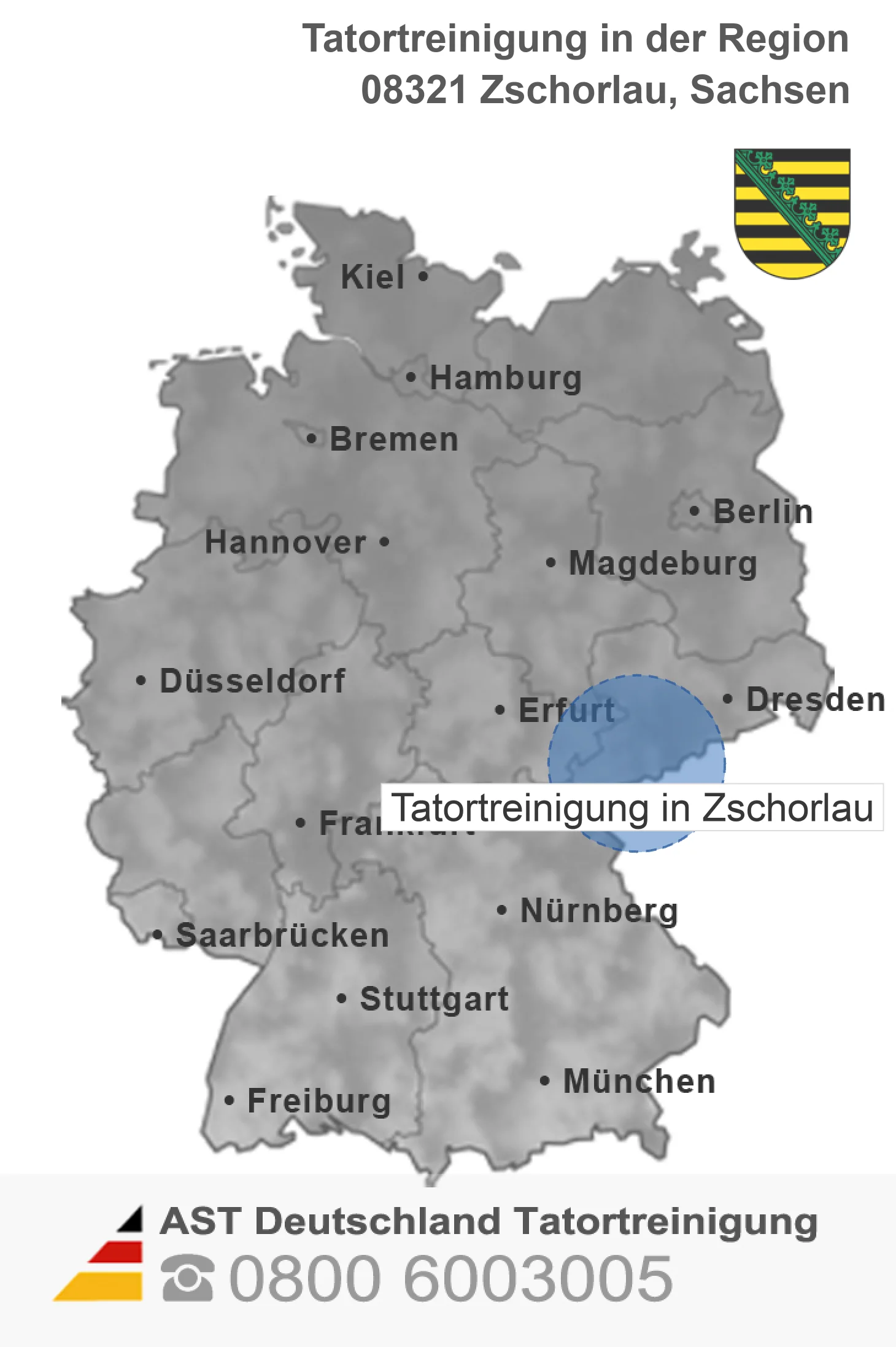 Tatortreinigung Zschorlau