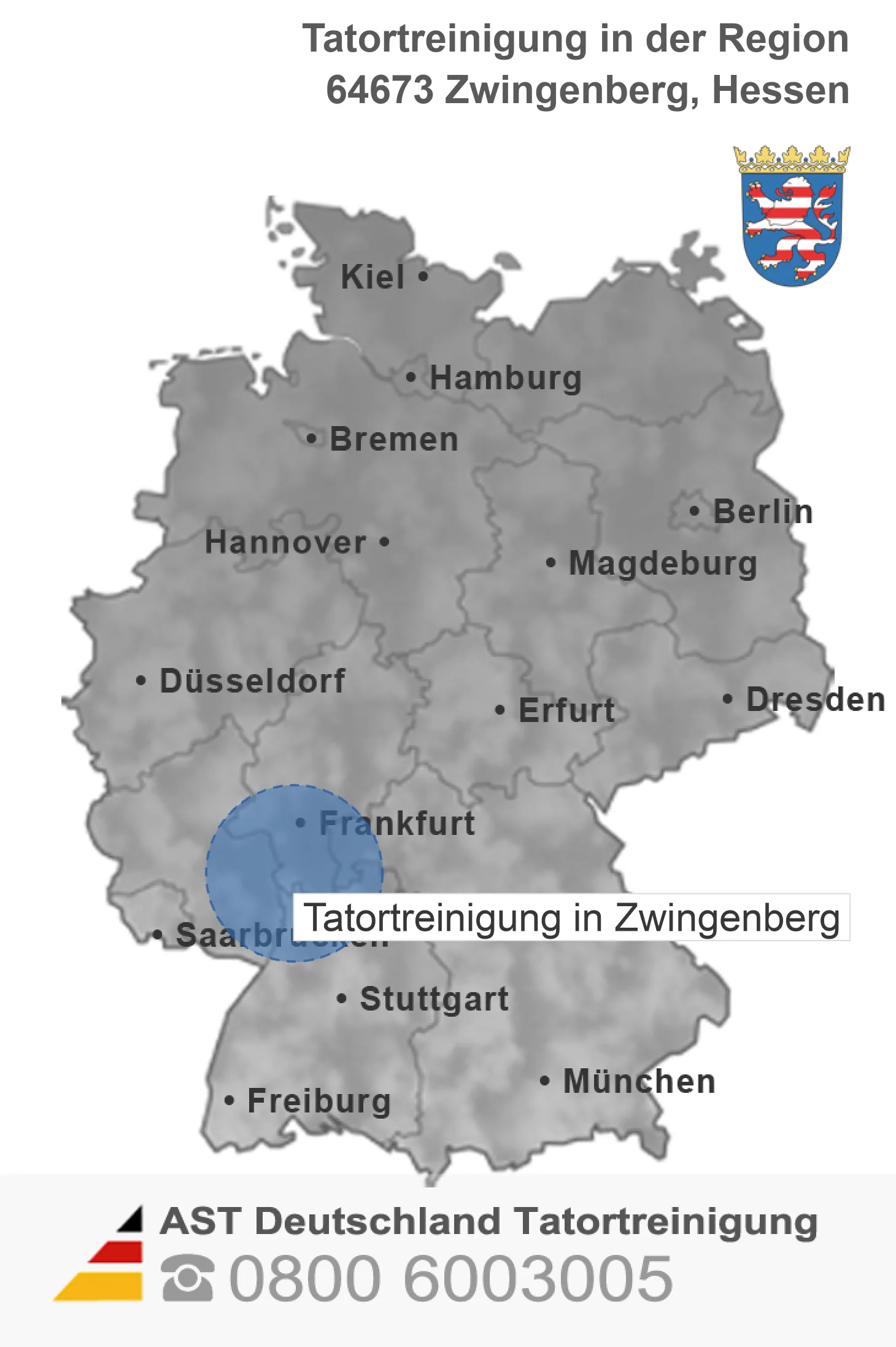 Tatortreinigung Zwingenberg